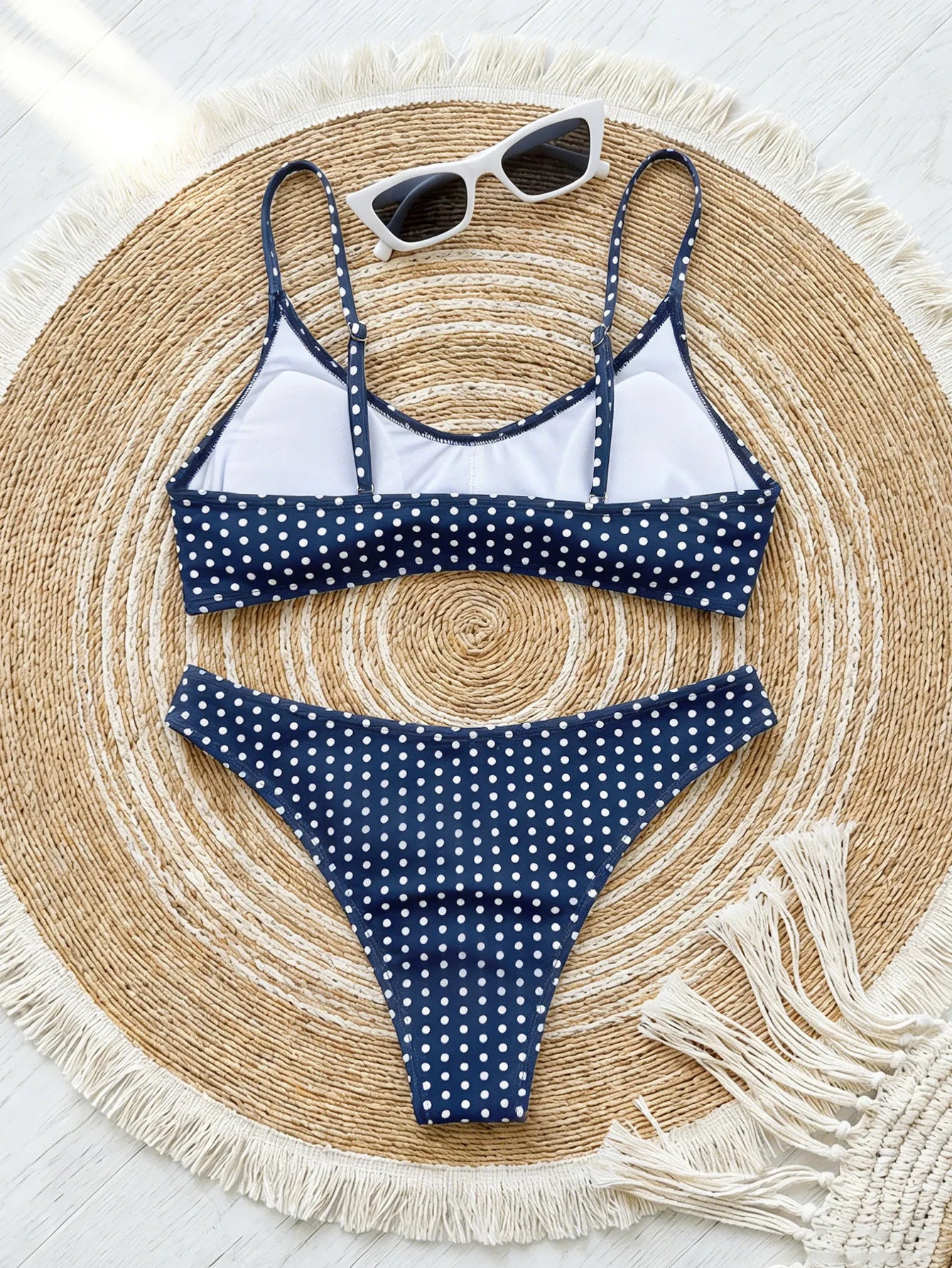 Sexy Polka Dot Print Bikini Set