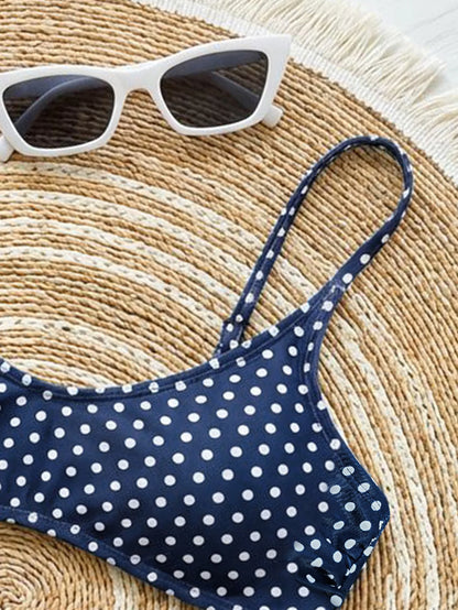 Sexy Polka Dot Print Bikini Set