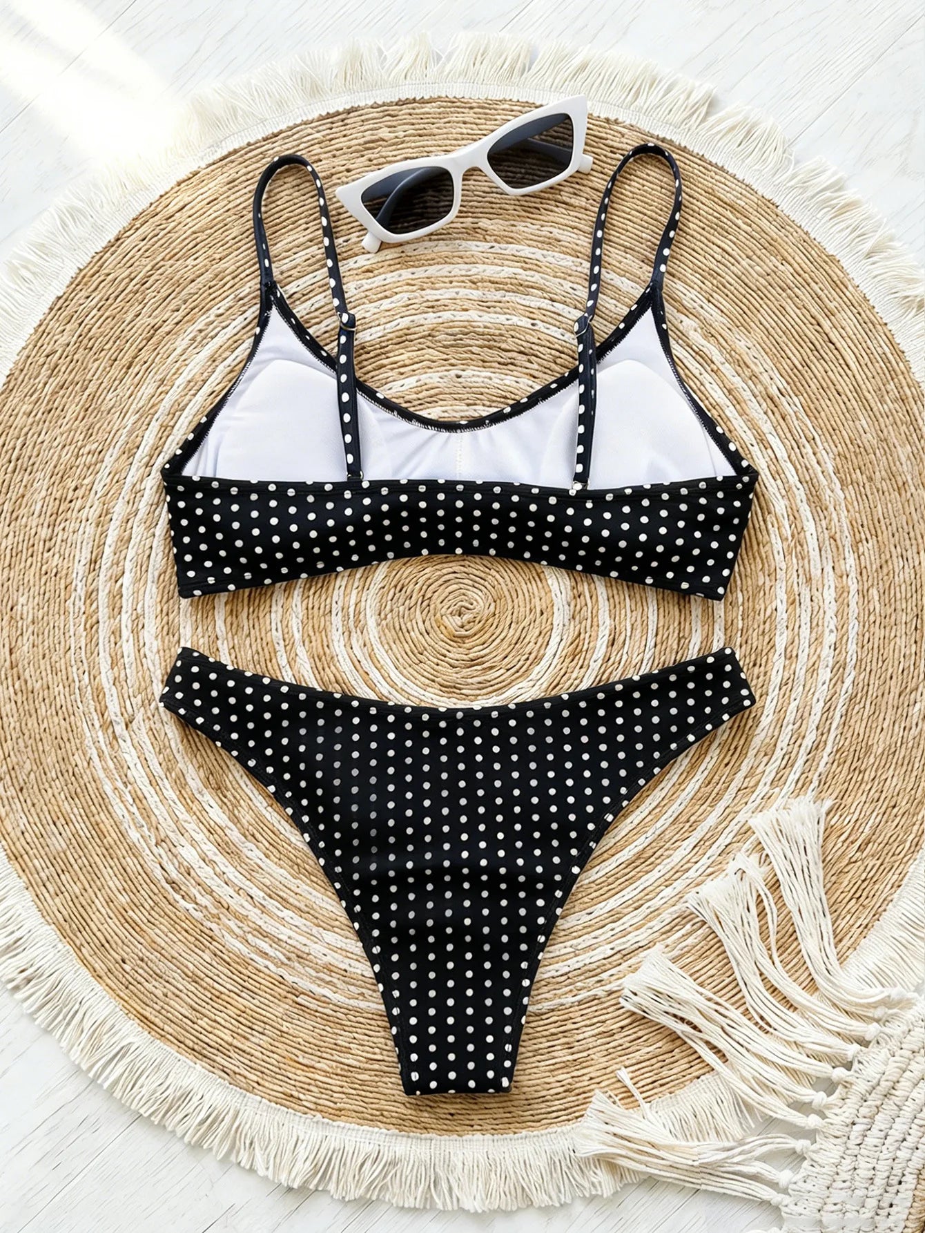 Sexy Polka Dot Print Bikini Set