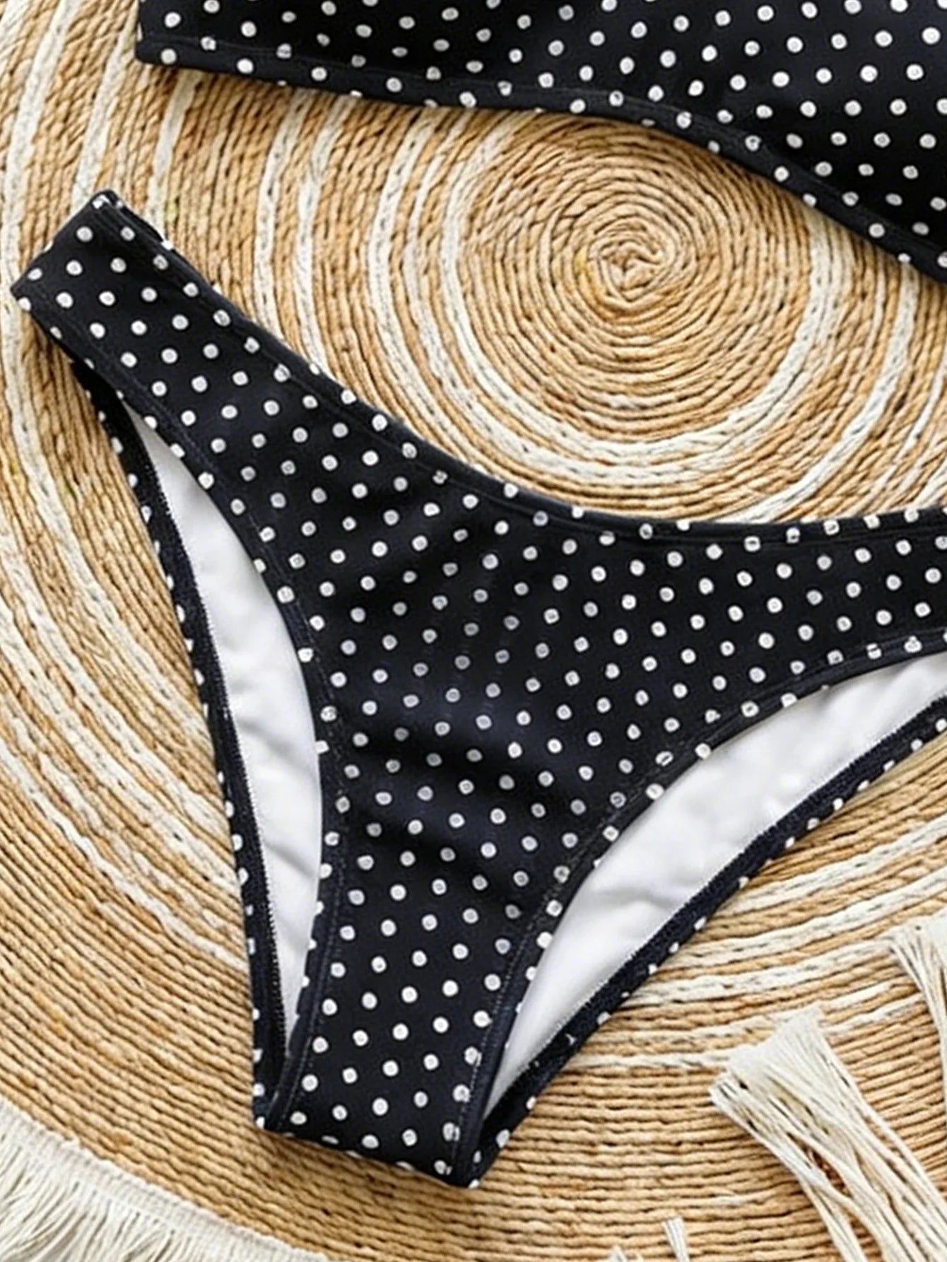 Sexy Polka Dot Print Bikini Set